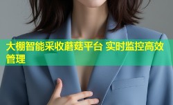 大棚智能采收蘑菇平台 实时监控高效管理