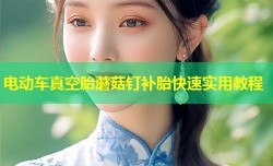 电动车真空胎蘑菇钉补胎快速实用教程