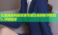 红烧鸡块炖蘑菇家常做法视频教学软烂入味轻松学