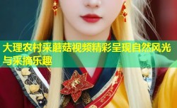 大理农村采蘑菇视频精彩呈现自然风光与采摘乐趣