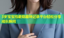 3岁宝宝捡蘑菇趣味记录平台轻松分享成长瞬间