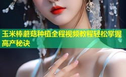 玉米棒蘑菇种植全程视频教程轻松掌握高产秘诀