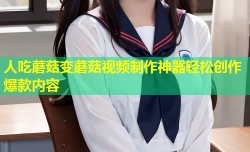人吃蘑菇变蘑菇视频制作神器轻松创作爆款内容