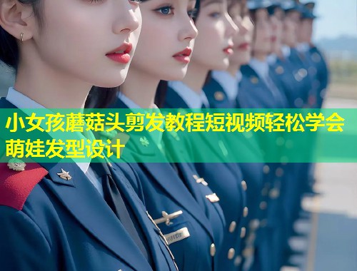 小女孩蘑菇头剪发教程短视频轻松学会萌娃发型设计  第1张