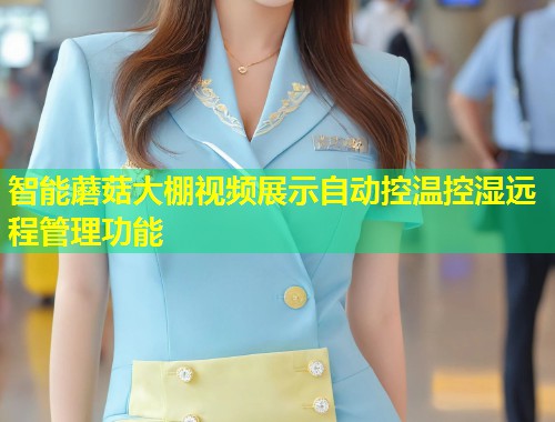 智能蘑菇大棚视频展示自动控温控湿远程管理功能  第1张
