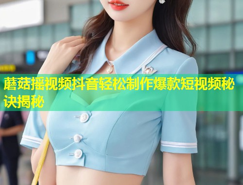 蘑菇摇视频抖音轻松制作爆款短视频秘诀揭秘  第1张
