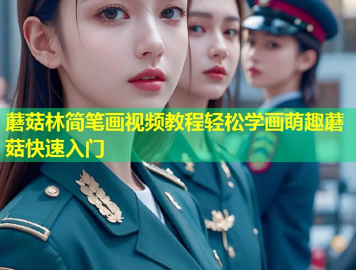 蘑菇林简笔画视频教程轻松学画萌趣蘑菇快速入门  第2张