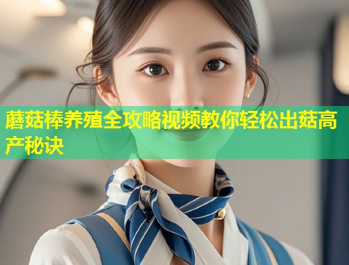 蘑菇棒养殖全攻略视频教你轻松出菇高产秘诀  第1张