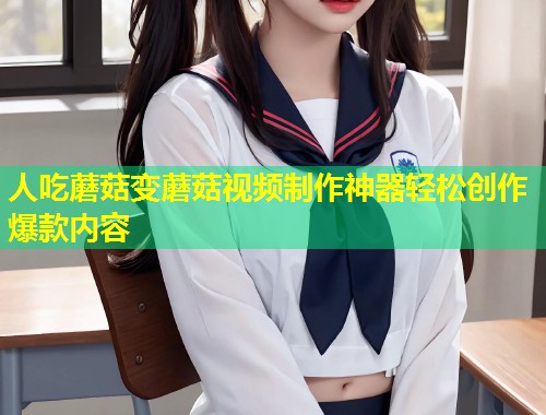 人吃蘑菇变蘑菇视频制作神器轻松创作爆款内容  第1张