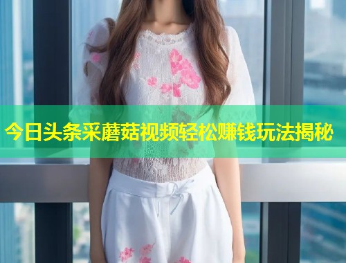 今日头条采蘑菇视频轻松赚钱玩法揭秘  第1张