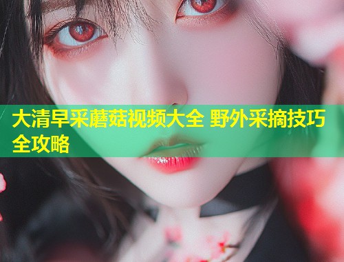 大清早采蘑菇视频大全 野外采摘技巧全攻略  第1张